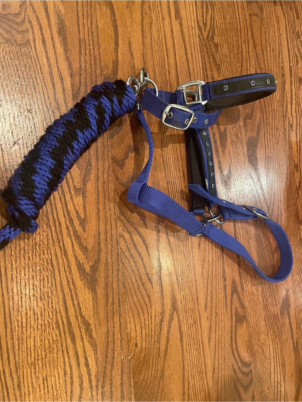 Royal Blue Bejeweled Halter